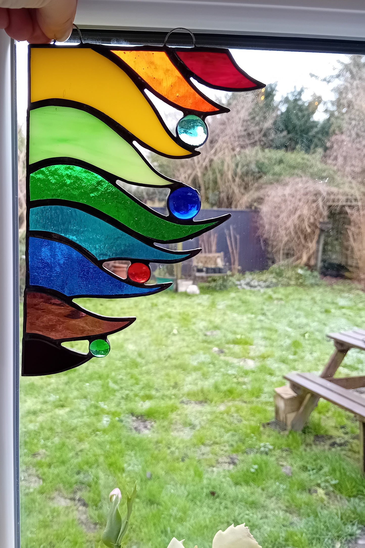 Rainbow corner wave